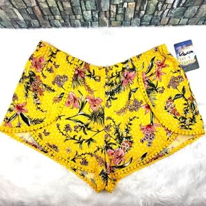 BeBop Wrapped Pom Pom Shorts NEW
